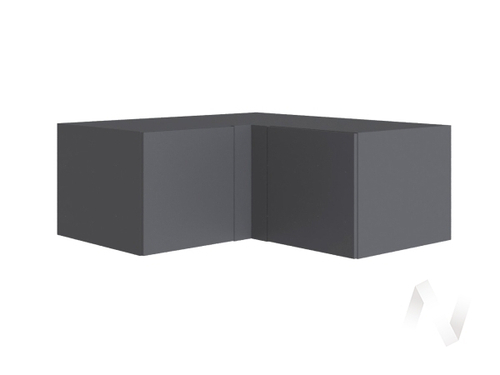 Антресоль угол прямой Мадрид 400 (графит серый)