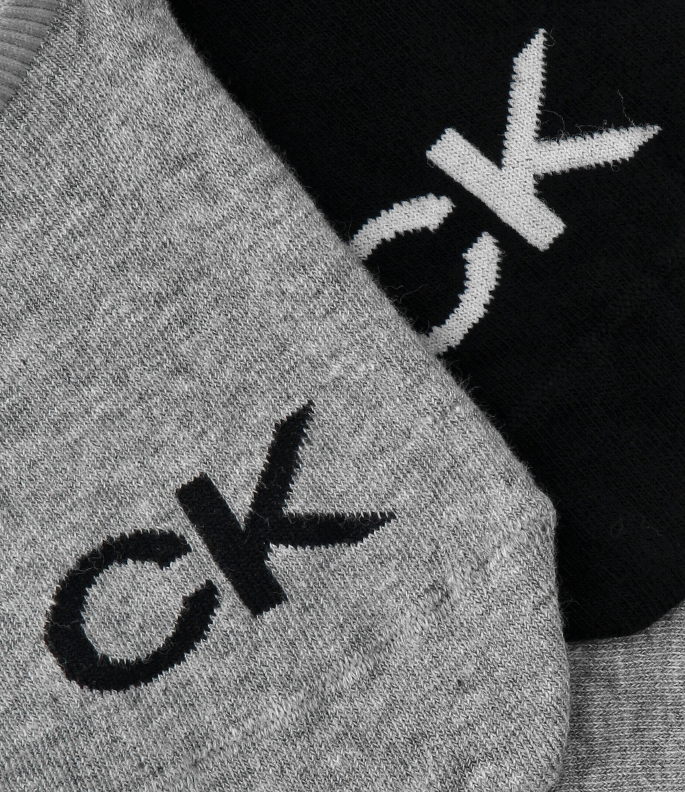 носки 2 пары Calvin Klein - серый(701218716)