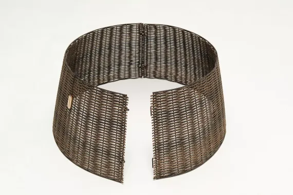 Корзина под елку Люкс Палермо 65 см., разборная, корица, ЕлкиТорг (65-224)