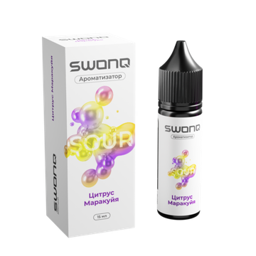 Купить Ароматизатор SWONQ Sour Cluster 15 мл - Цитрус Маракуйя