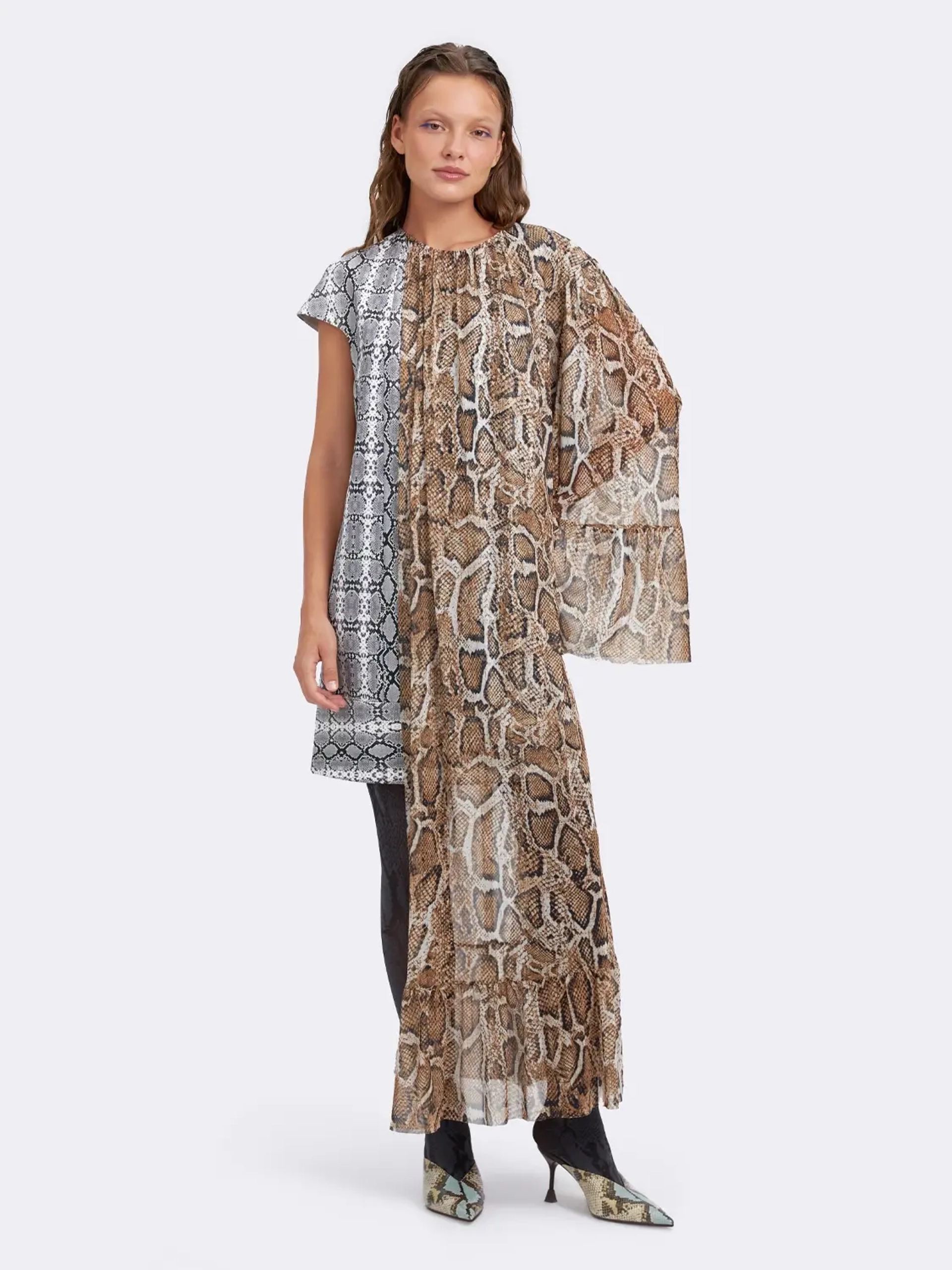 Платье асимметричное OLA OLA