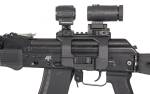 Боковой быстросъемный кронштейн SAG AK TAC с Picatinny/ACOG на Сайга, АК, АКМ, АК47, ВПО и аналоги