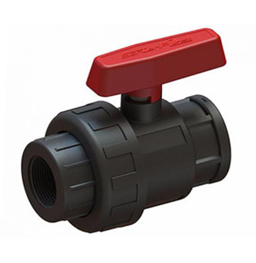 Кран шаровый (пластиковый) 3/4" Полимер-Групп - арт.559285