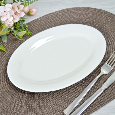 Блюдо 26*18,5см овальное Без деколи