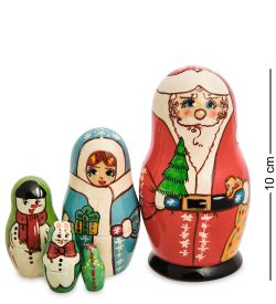 Народные промыслы МР-20/24-B Матрешка 5м «Дедушка Мороз» СП