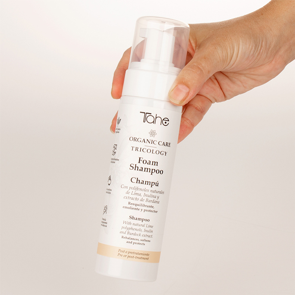 Tahe Шампунь-пенка для мягкого очищения-FOAM SHAMPOO, 200 мл