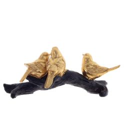 GAEM Фигурка декоративная "Птицы на ветке", L25 W11 H11 см