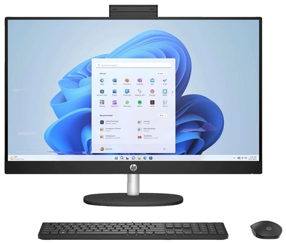 Моноблок HP All-in-One 27-cr0079ci CJ2D8EA черный