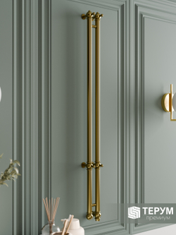 Полотенцесушитель Винтаж 2 120х10 Золото лак