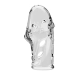 Прозрачная насадка на пенис Booker - 8 см.