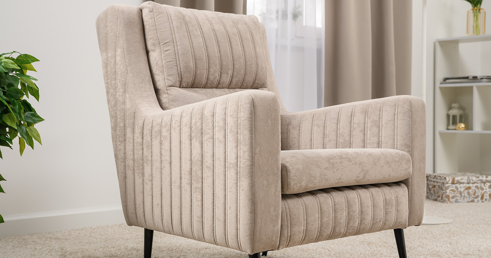 Изабель кресло для отдыха Арт. ТК 738 Романс пебл Бежевый