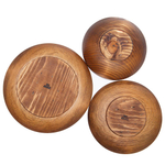 Набор обеденных деревянных тарелок Art of Siberia из сибирской пихты 3 шт. TN32