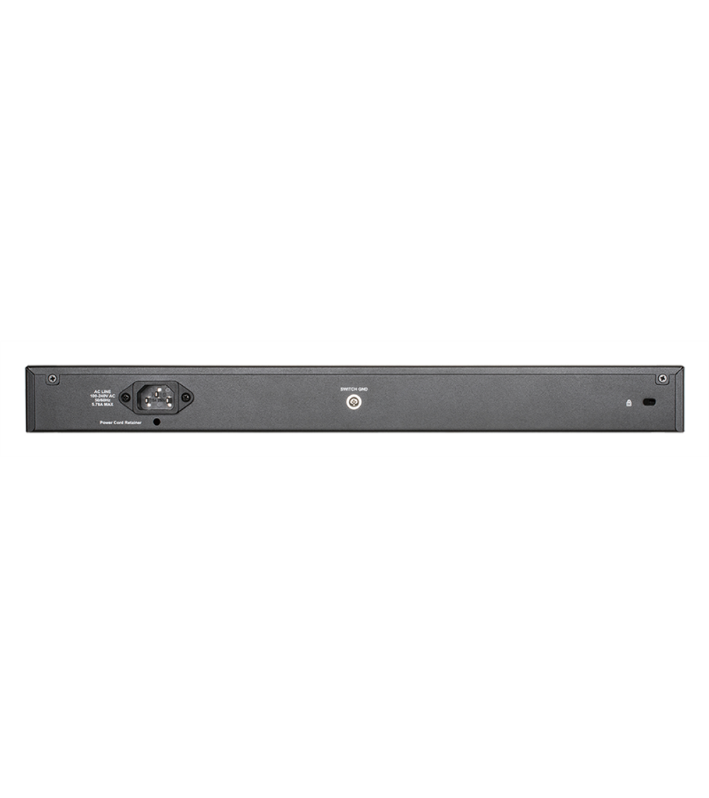 D-Link PROJ Smart L2 Switch 48х1000Base-T PoE, 4хCombo 1000Base-T/SFP, PoE Budget 370W, Compact CLI