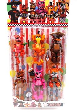 Набор шарнирных фигурок Фредии 6в1 на блистере