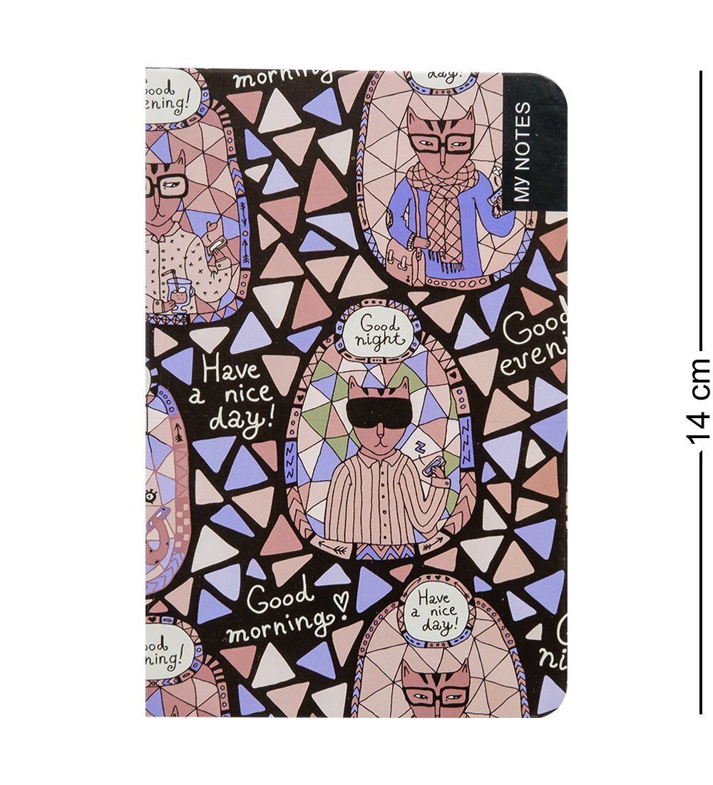 BM-22/3 Блокнот мал. «Богемные коты» (твердая обложка)