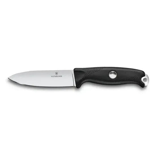 Нож Victorinox Мод. VENTURE PRO BLACK (242мм) - 9 функций + огниво, чехол