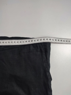 Капри черные из льна 44 размер, новые