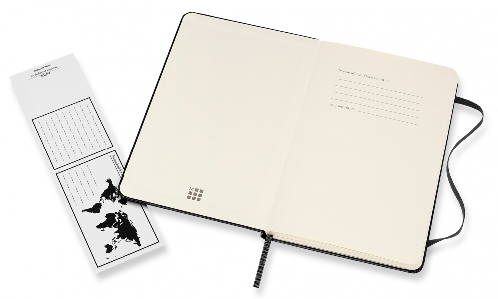 Блокнот Moleskine Classic (QP050) 11.5х18 см, 208стр. в линейку, твердая обложка, черный