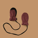 Утепленные варежки (клюква)