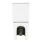 Унитаз напольный Azario Indor безободковый, в комплекте с бачком и сиденьем микролифт, дюропласт 820*630*360 (AZ-T004B-R)