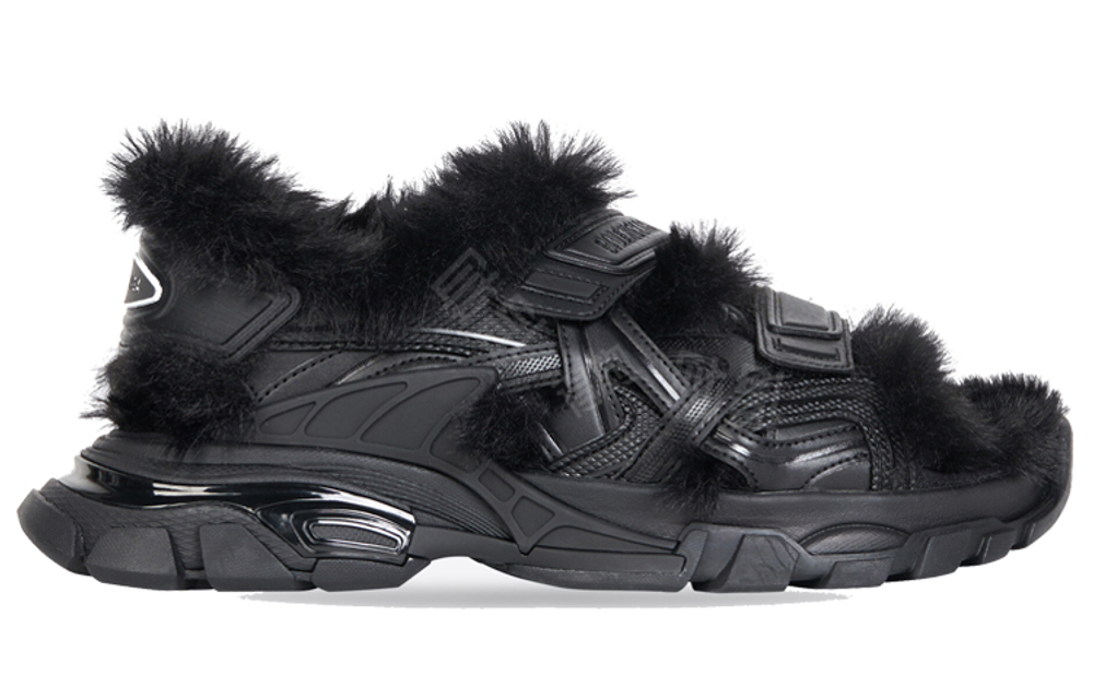 Balenciaga Track Sandal Fake Fur