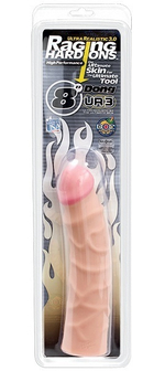 Рельефный фаллоимитатор из UR3 без мошонки