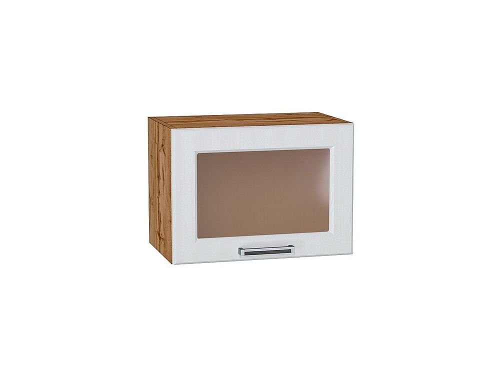 Шкаф верхний горизонтальный остекленный Прага