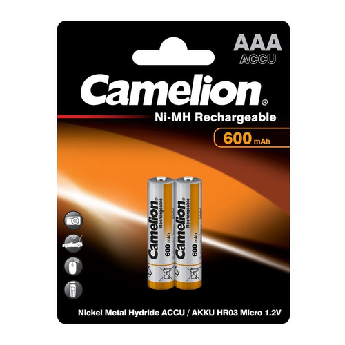 аккумулятор Camelion AAA 600 mAh BL-2