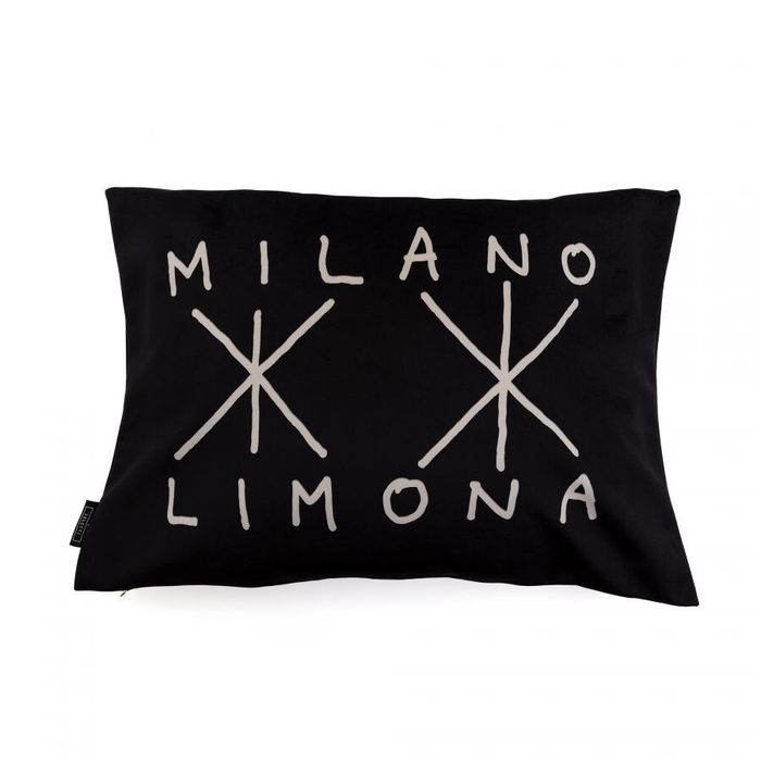 Подушка Seletti Milano-Limona Black 02440