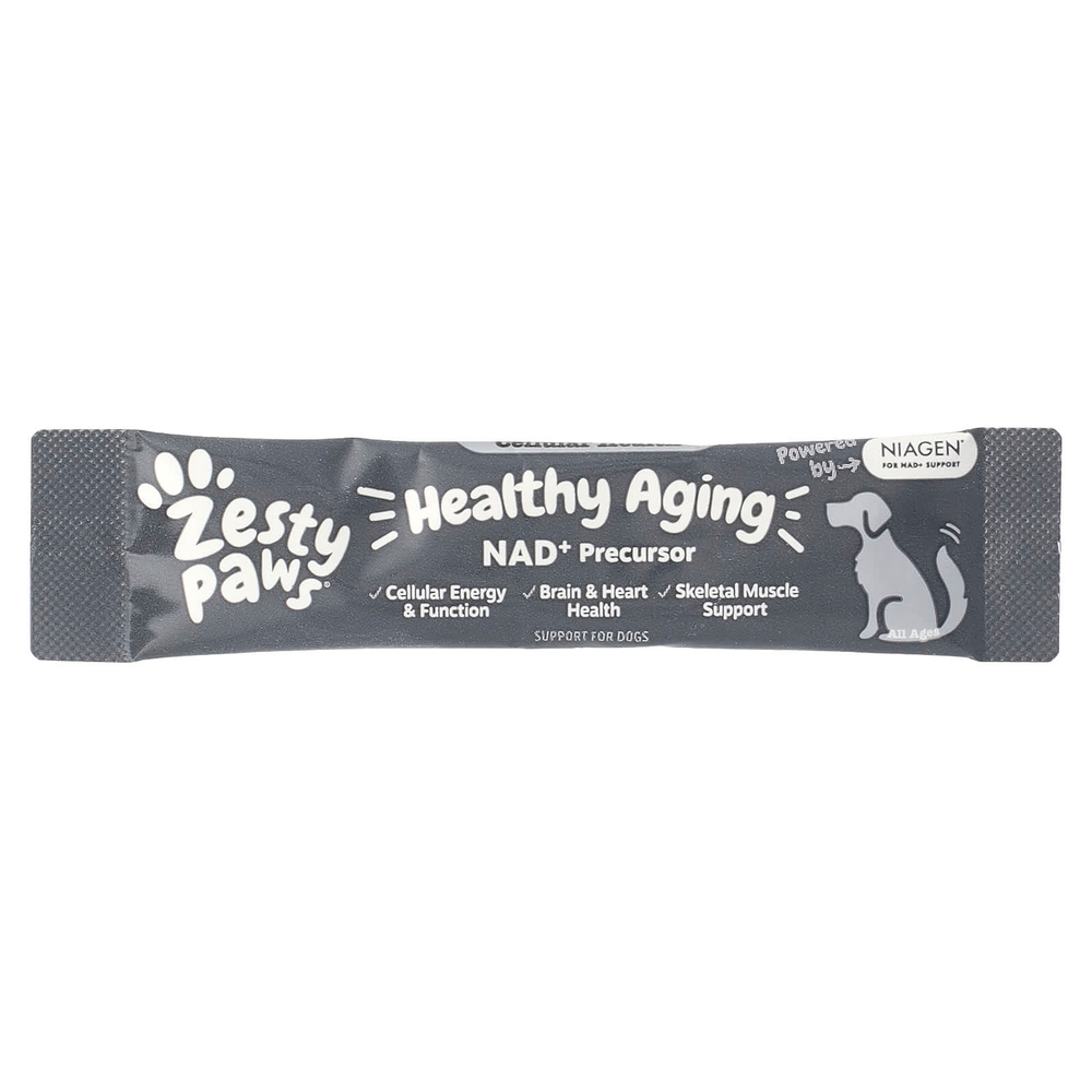 Zesty Paws, Healthy Aging, прекурсор НАД +, для собак, 30 пакетиков, 60 г (2,1 унции)