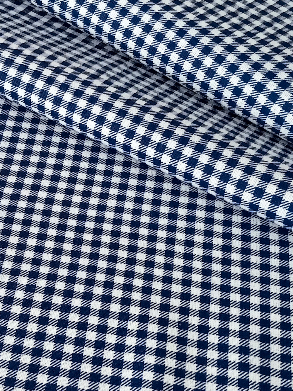 Ткань бязь плательная, рис. "Клетка 0,5 мм", ширина 150 см, арт. 543