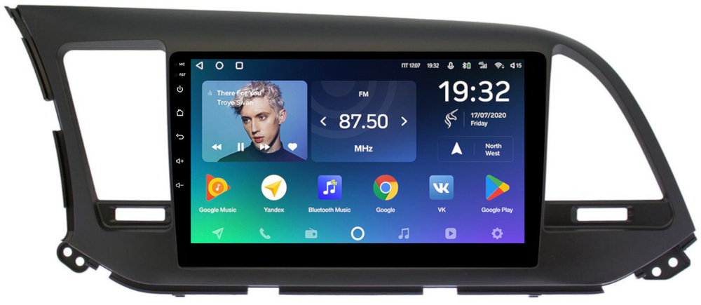 Магнитола для Hyundai Elantra 6 2016-2018 (без штатной КЗВ, рамка тип 2) - Teyes SPRO+ монитор 9" IPS на Android 10, ТОП процессор, 4Гб+32Гб, 4G SIM-слот