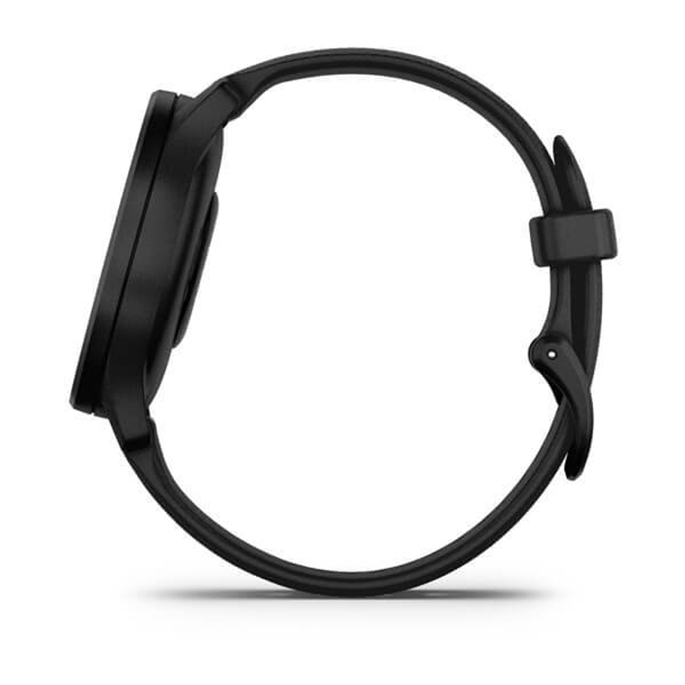 Смарт часы Garmin vivomove Sport черный, серый безель, с силиконовым ремешком