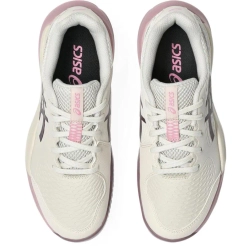 Детские Кроссовки теннисные  Asics Gel-Resolution X GS Clay - soft oat/dark aubergine