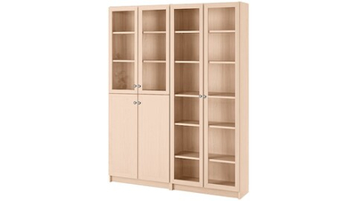 Стеллаж Билли 13 Дуб молочный 8622 160*30*202 см, Светло-бежевый   Фиеста