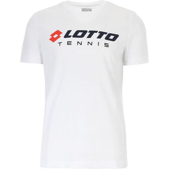 Мужская теннисная футболка Lotto Squadra II Tee - белый