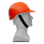 Каска защитная из ударопрочной пластмассы, оранжевая Сибртех 89113