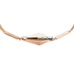 Браслет из комбинированного золота c натуральным топазом white Артикул: 05-0742-00-201-1111