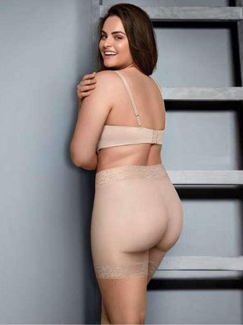 Трусы-панталоны Soft lace (Размер: XXL) (Цвет: телесный)