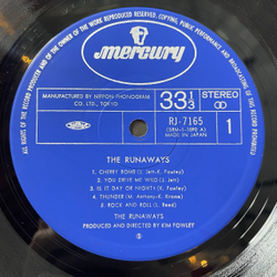 Винтажная виниловая пластинка LP The Runaways (Japan 1977) (Obi)