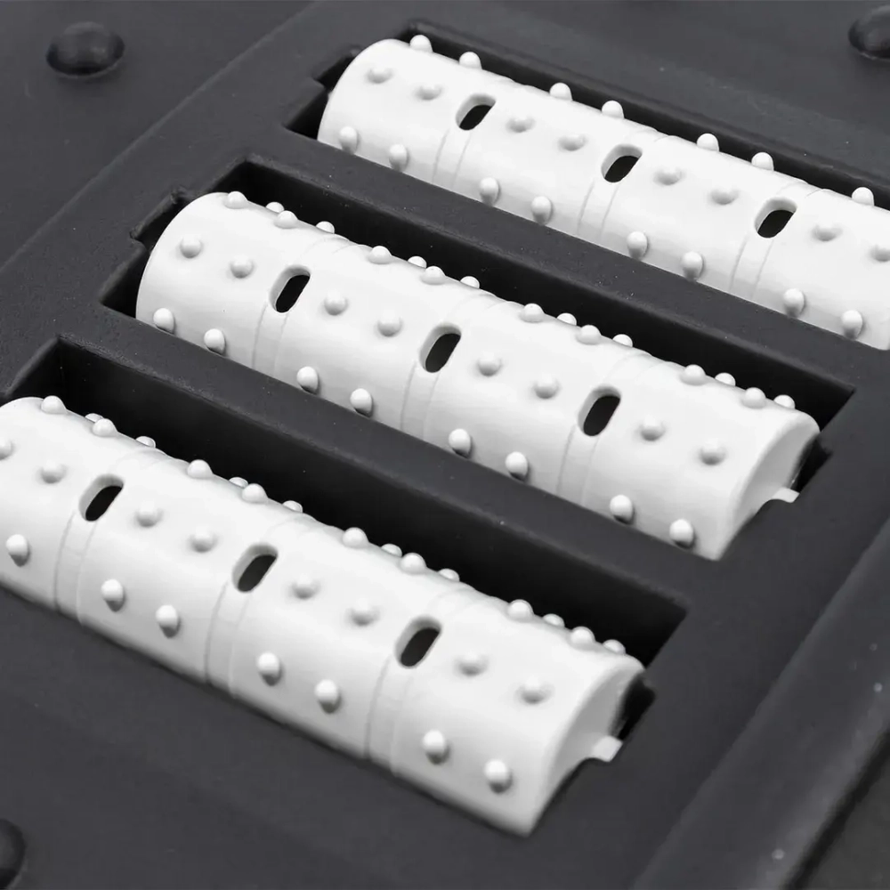 Подставка для ног с массажными роликами (12х25х34см) WMC TOOLS WMC-PLM4