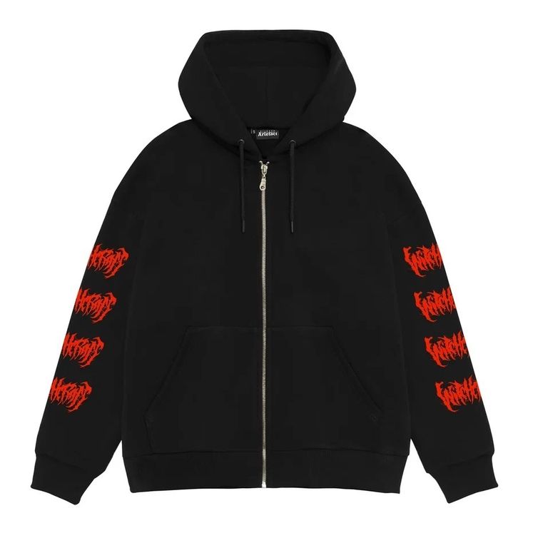 Худи-зиппер ATF Witchcraft/Sabbat, черный