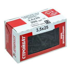 Саморезы гипсокартон-дерево 3,5x25 (фосфатирован. 200 шт)