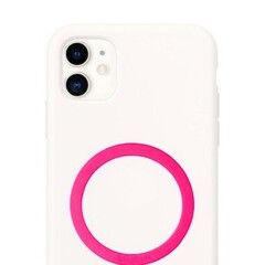 Силиконовая пластина кольцо для магнитного держателя MagSafe (Розовый)