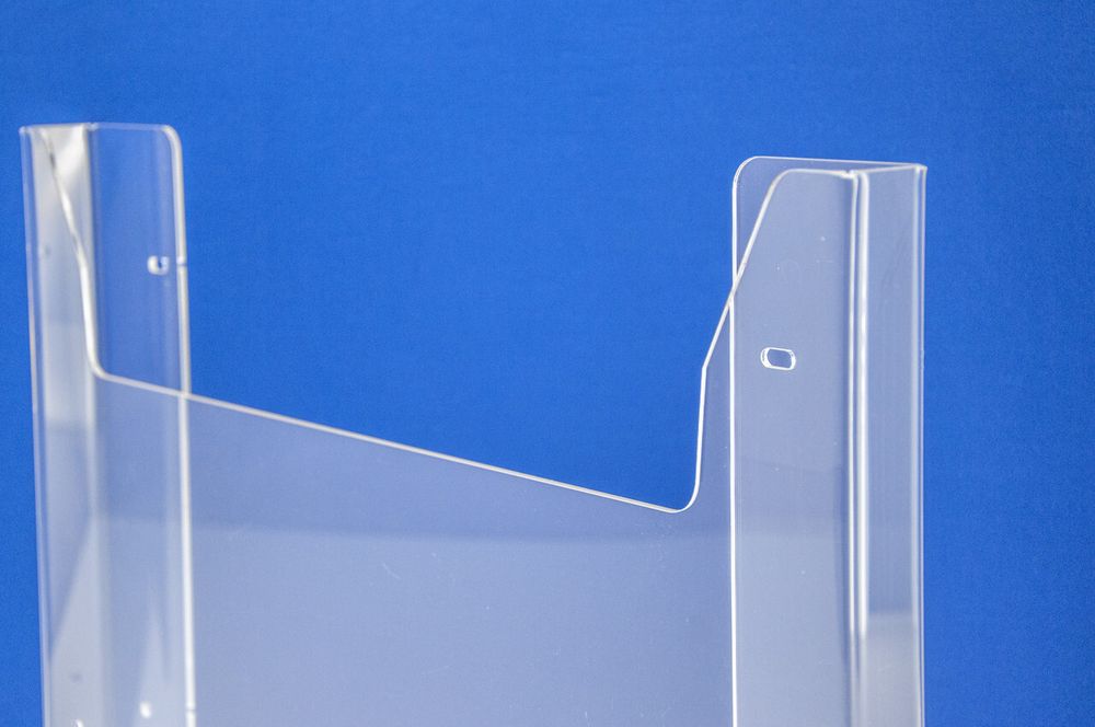 Карман буклетница А3 горизонтальный, акрил 3мм