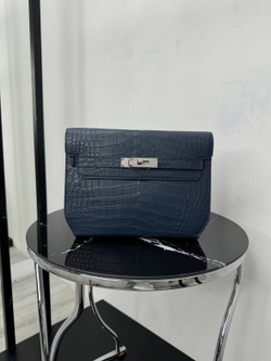 Клатч-Сумка через плечо Hermes Kelly Depeches 25 из кожи крокодила