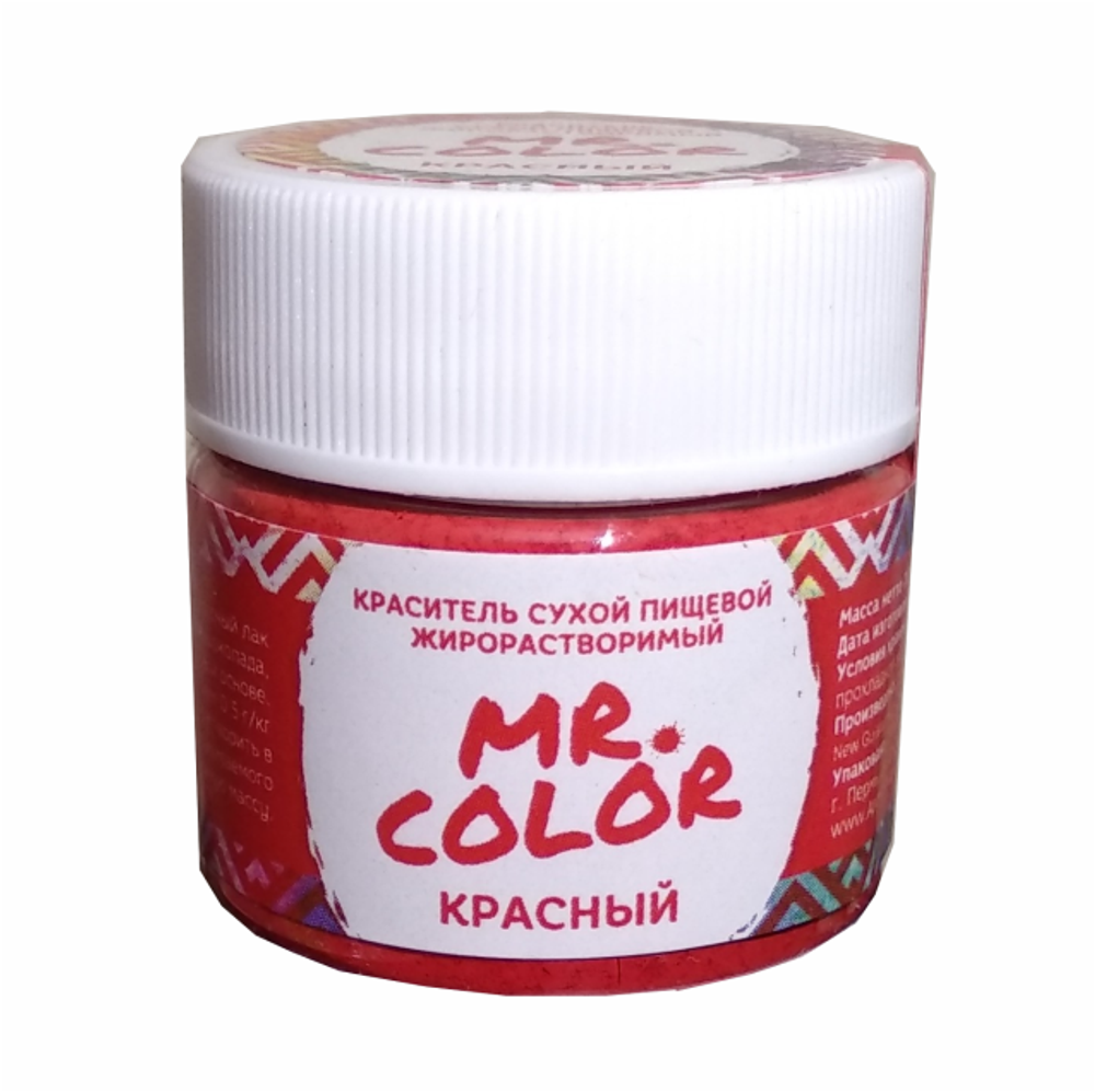 Краситель Mr.Color Сухой Жирорастворимый Красный 8гр