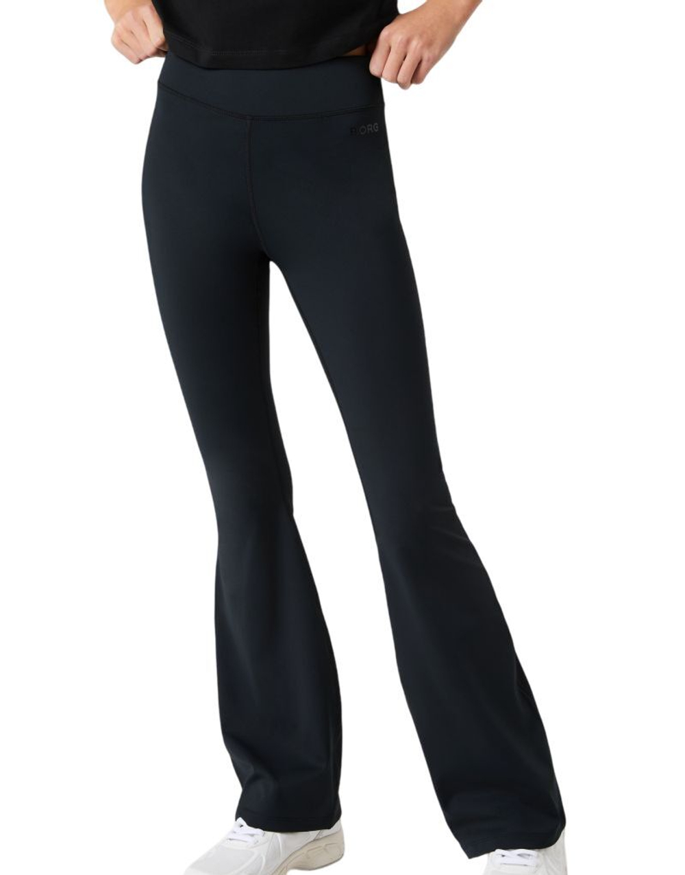 Брюки для девочки теннисные Björn Borg Flare - black beauty