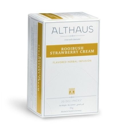 Чай Althaus в пакетиках Rooibush Strawberry Cream 20 шт