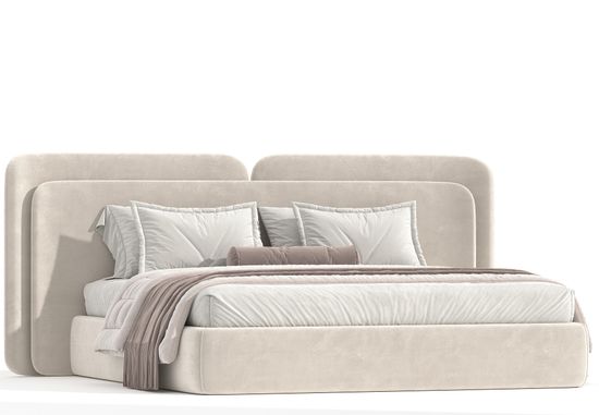 Кровать Эскада с широким изголовьем